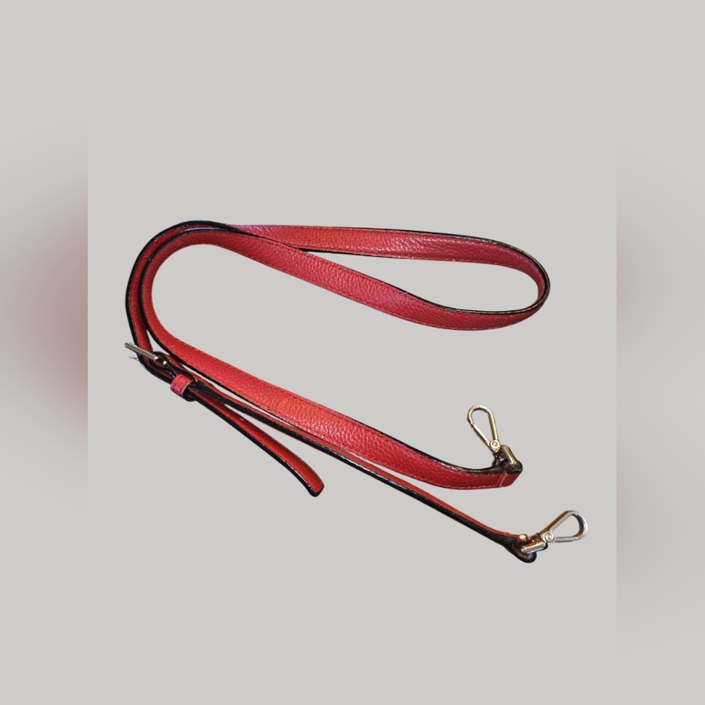 🚫SOLD🚫 Kate Spade Red Leather Handbag & Dustbag - Picture 12 of 14